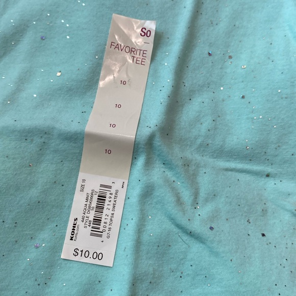 - 🏷 NWT Girls Glitter Tee Shirt - Picture 3 of 5